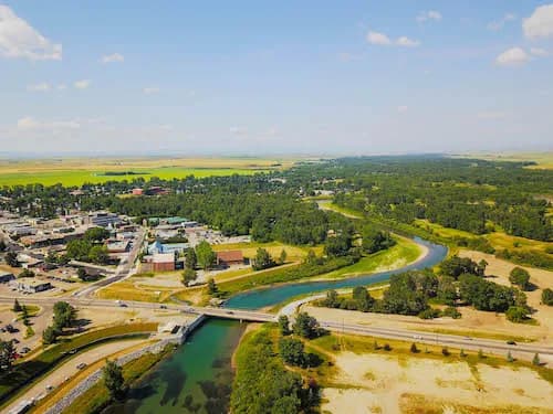 High River skyline
