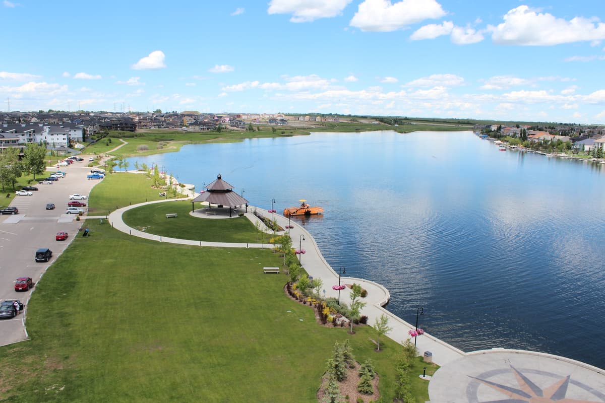 Chestermere skyline