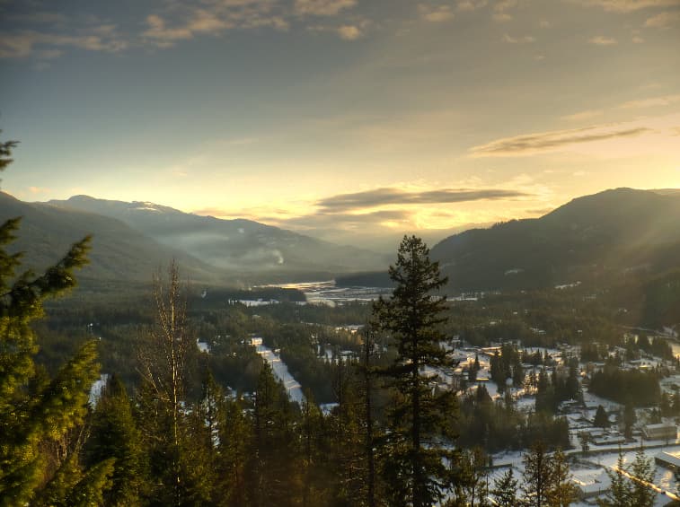 Slocan skyline