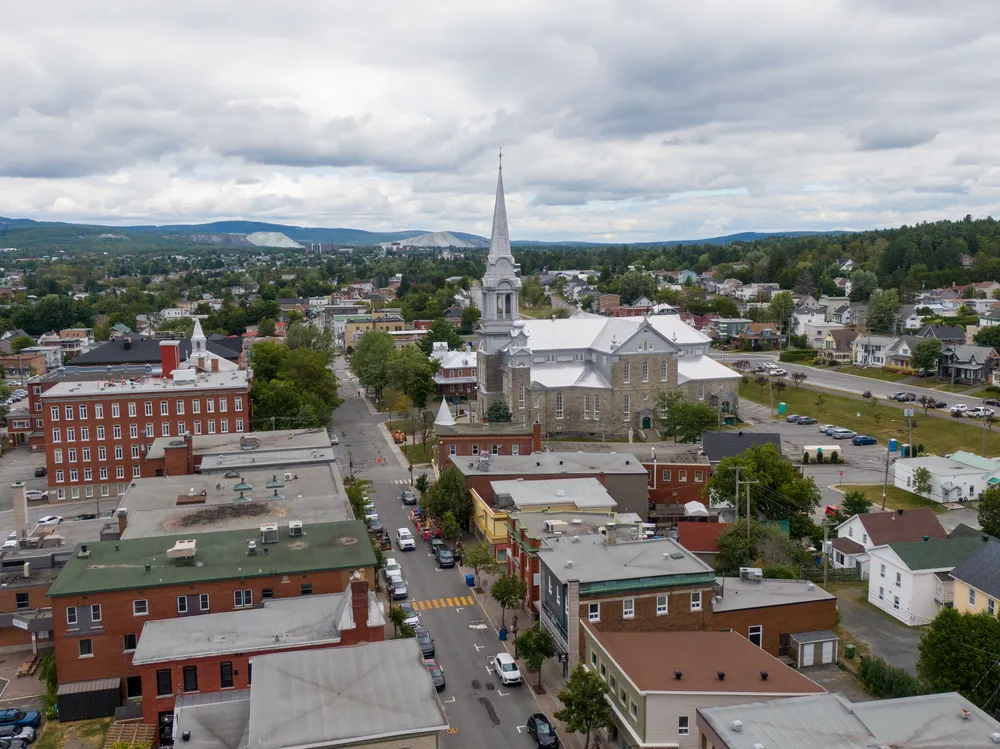 Thetford Mines skyline
